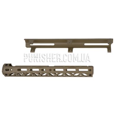 KPYK M-Lok Long Handguard for Rifle Length AR platforms, Coyote Tan, M-Lok, Handguard, AR15, 295