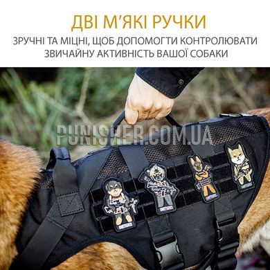 Шлея-жилет OneTigris Aire Mesh Dog Harness для собак, Чорний, Small