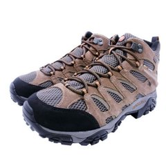 Merrell Men's Moab Mid Waterproof Hiking Boot, Earth, 9 R (US), Demi-season