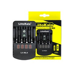 Зарядний пристрій LiitoKala Lii-NL4 для AA/AAA + 9V, Чорний