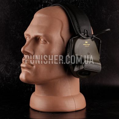3M Peltor ComTac XPI Headset, Olive, Headband, 25, 2xAAA