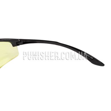Walker’s IKON Tanker Glasses with Amber Lens, Black, Amber, Goggles