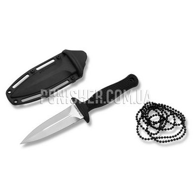 Cold Steel Counter Tac II Knife, Black, Knife, Fixed blade, Smooth