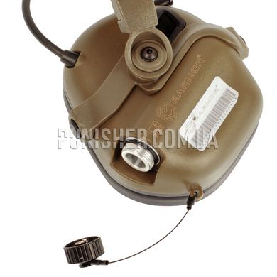 Earmor M32X Mark 3 MilPro M-Lok Headset, Coyote Brown, Headband, With adapters, 22, Single