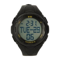 M-Tac tactical watch with step counter, Black, Alarm, Date, Year, Calendar, Pedometer, Backlight, Stopwatch, Timer, Fitness tracker, Tactical watch