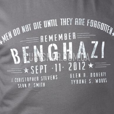 Nine Line Apparel Benghazi T-Shirt, Grey, Medium