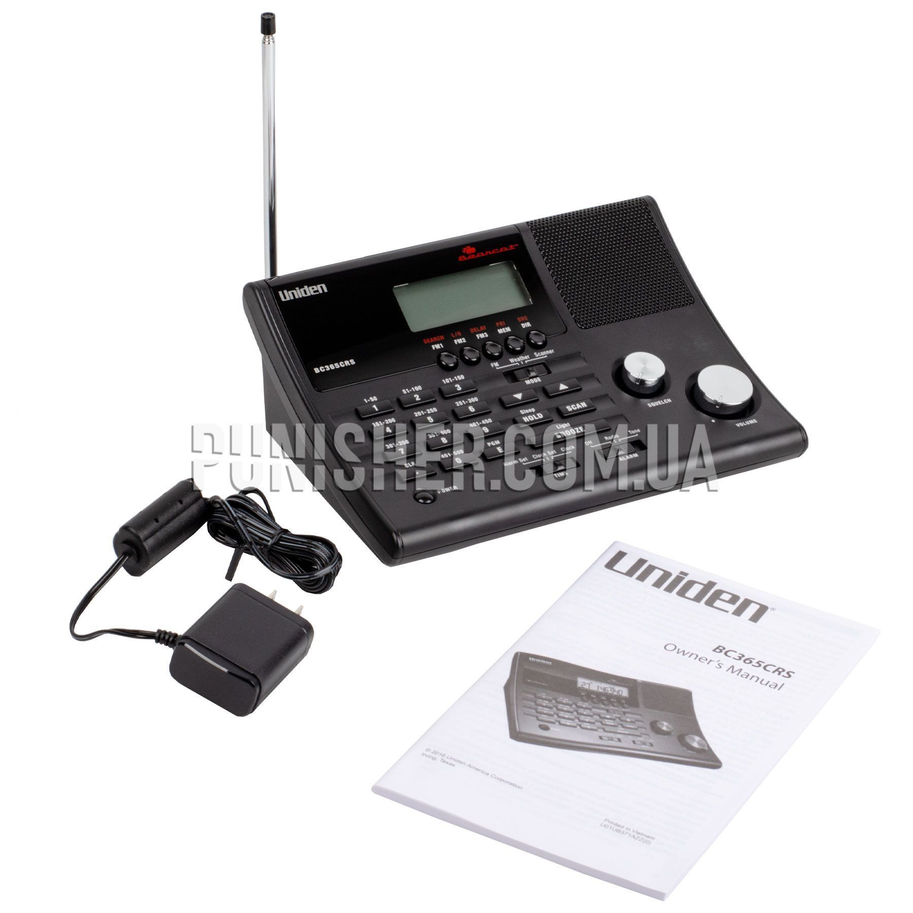 Аналоговий радіосканер Uniden BC365CRS Analog Radio Scanner Чорний ...