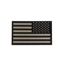 US IR Flag Patch Reverse, Red