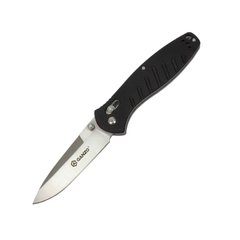 Нож Ganzo G738, Черный, Нож, Складной, Гладкая