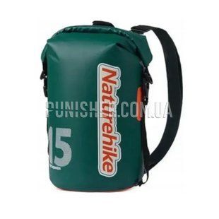 Водонепроникний чохол Naturehike CNK2300BS017 15 л, Olive Drab, Компресійний мішок
