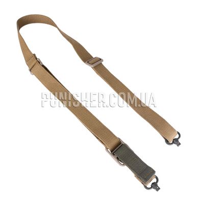 Blue Force Vickers Push Button Slings, Coyote Brown, Rifle sling, 2-Point