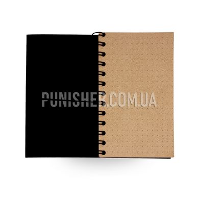 Всепогодный блокнот Punisher с бумаги Rite in the Rain 14x11cm, Черный, Блокнот