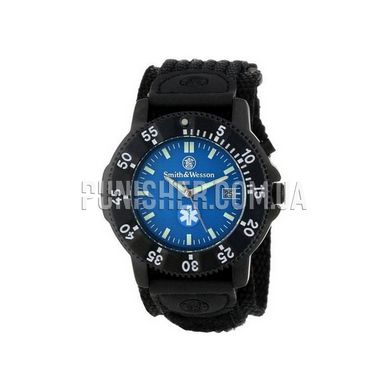 Часы Smith & Wesson EMT Watch, Черный, Дата, Подсветка, Тактические часы