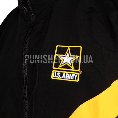 US ARMY APFU Physical Fit Jacket, Black, Medium Regular