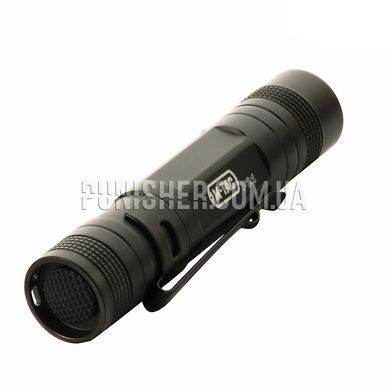 Фонарь M-Tac P21, Черный, Ручный, Батарейка, Белый, 130