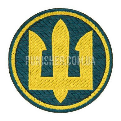 Marine Infantry Round Patch, Yellow, Textile