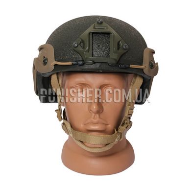 ACH MICH 2000 IIIA helmet visualized for Ops-Core, Olive Drab, Medium