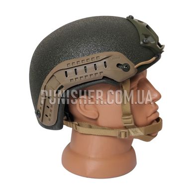 ACH MICH 2000 IIIA helmet visualized for Ops-Core, Olive Drab, Medium