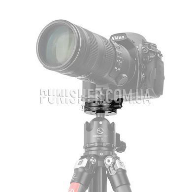 Швидкознімний панорамний затискач Sunwayfoto PC-58L Arca Swiss 58 мм з важільним фіксатором 3/8", Чорний, Затискач