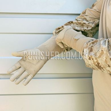 Тактические перчатки Ansell ActivArmr FROG Combat GEC с кевларом, Tan, Small