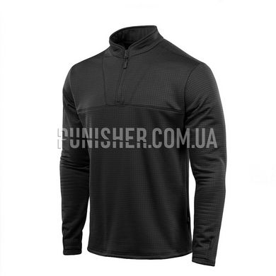 M-Tac Fleece Delta Level 2 Black Thermal Shirt, Black, Small