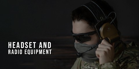 Military headset and radio equipment