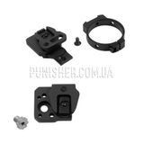 UDAPT Adapters for mounting the PVS-14 on a bridge, Black