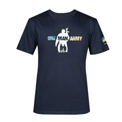 Футболка Punisher "One Man Army" с цветным принтом, Синий, X-Large