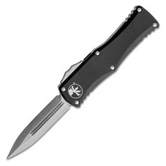 Складной нож Microtech Hera Double Edge Stonewash, Черный, Нож, Складной, Гладкая
