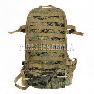 Патрульный рюкзак Морской пехоты США ILBE Recon Assault USMC (Бывшее в употреблении), Marpat Woodland, 38 л