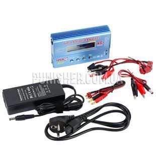 Зарядное устройство Imax B6 80 Вт LiPro Balance Charger, Синий, Зарядное