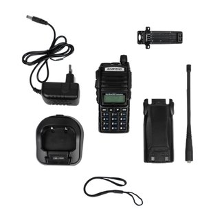 Радіостанція Baofeng UV-82, Чорний, VHF: 136-174 MHz, UHF: 400-520 MHz