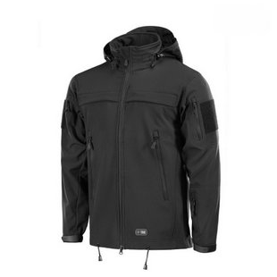 M-Tac Soft Shell Police Black Jacket, Black, X-Large