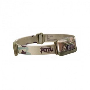 Petzl Tactikka 200 lm Headlamp, Multicam, Headlamp, Battery, White, Red, 200