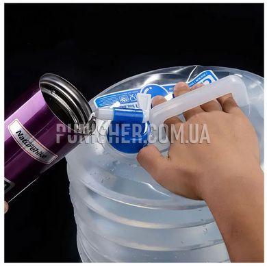 Naturehike Folding Water Canister LDPE4 NH14S002-T, 15 l, Clear, Water Canister