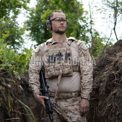 Балістичні окуляри ESS Crossbow з прозорою лінзою, Чорний, Прозорий, Окуляри