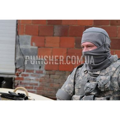 Балаклава огнеупорная US Army Lightweight Protective Hood FR, Серый, Универсальный