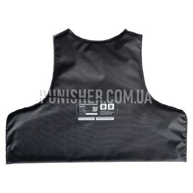 Bronyx S/M 1 class Ballistic Package under Body Armor, back, Black, Soft bags, 2, S/M, Ultra high molecular weight polyethylene