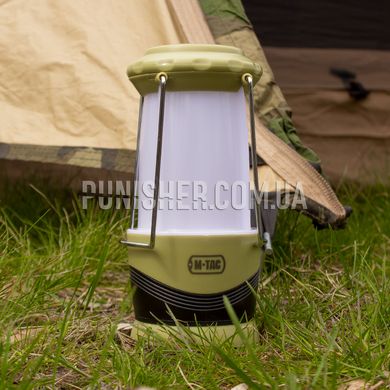 M-Tac Outdoor Camp Lantern matte, Khaki, Lantern Camping, Battery, White