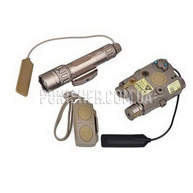Element EX418 Airsoft Tactical Light Combo, DE, White, IR, Red, Accessories, Flashlight, Lasers and Designators, PEQ-15