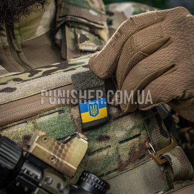 Нашивка M-Tac MOLLE Patch Прапор України з Гербом, Olive, Oxford