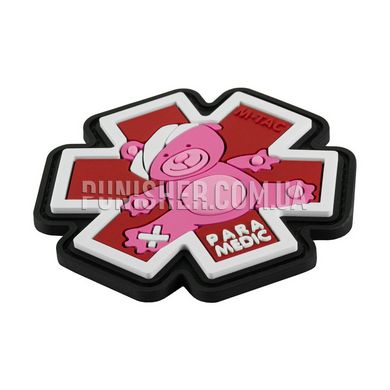 M-Tac Paramedic Bear PVC Patch, Pink, Medic, PVC
