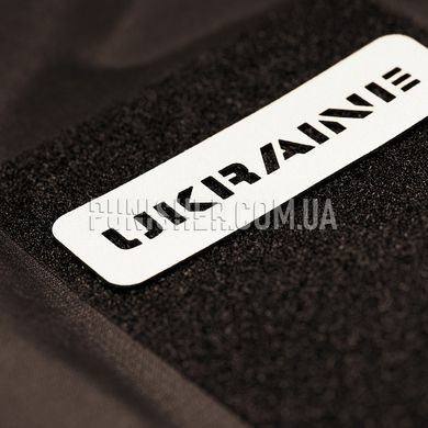Нашивка M-Tac Ukraine скрізна 25х80 Laser Cut світловідбиваюча, Срібний, Oxford