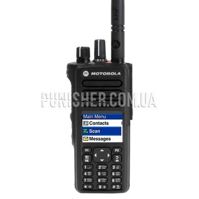 Портативна радіостанція Motorola DP4800 VHF 136-174 mHz, Чорний, VHF: 136-174 MHz