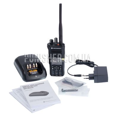 Портативна радіостанція Motorola DP4800 VHF 136-174 mHz, Чорний, VHF: 136-174 MHz