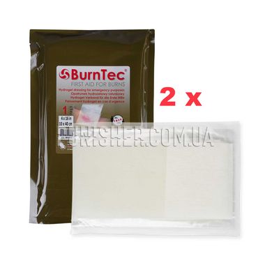Противоожоговые гидрогелевые повязки Burntec Minor Burn Dressing Kit, Противоожоговая повязка