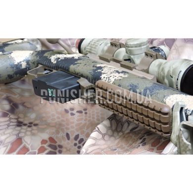 Shadow Tech PIG Skin Barricade Pad 15,3 х 3,8 cm on a rifle, Coyote Brown, Pad
