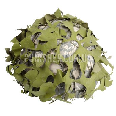 Helmet camouflage net (Used), Olive