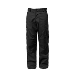 Тактические брюки Rothco Relaxed Fit Zipper Fly BDU Pants Black, Small Regular