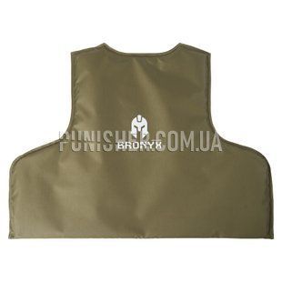 Баллистический пакет Bronyx L/XL 1 класс под бронежилет, передняя часть корпуса, Olive, Мягкие пакеты, 1, L/XL, Сверхвысокомолекулярный полиэтилен